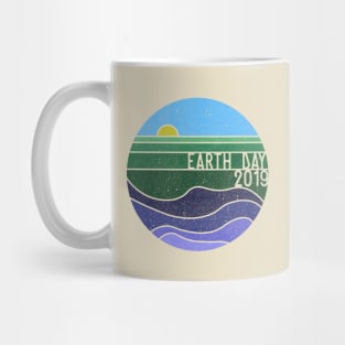 Earth Day 2019 logo tshirt transparent Mug